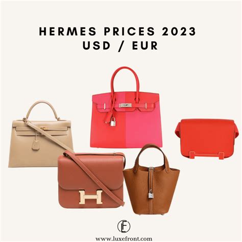 hermes a la carte price|hermes handbags 2024.